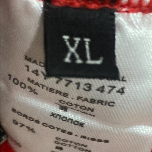 Red Givenchy Distressed Logo Hoodie. Size XL - Picture 6 of 8